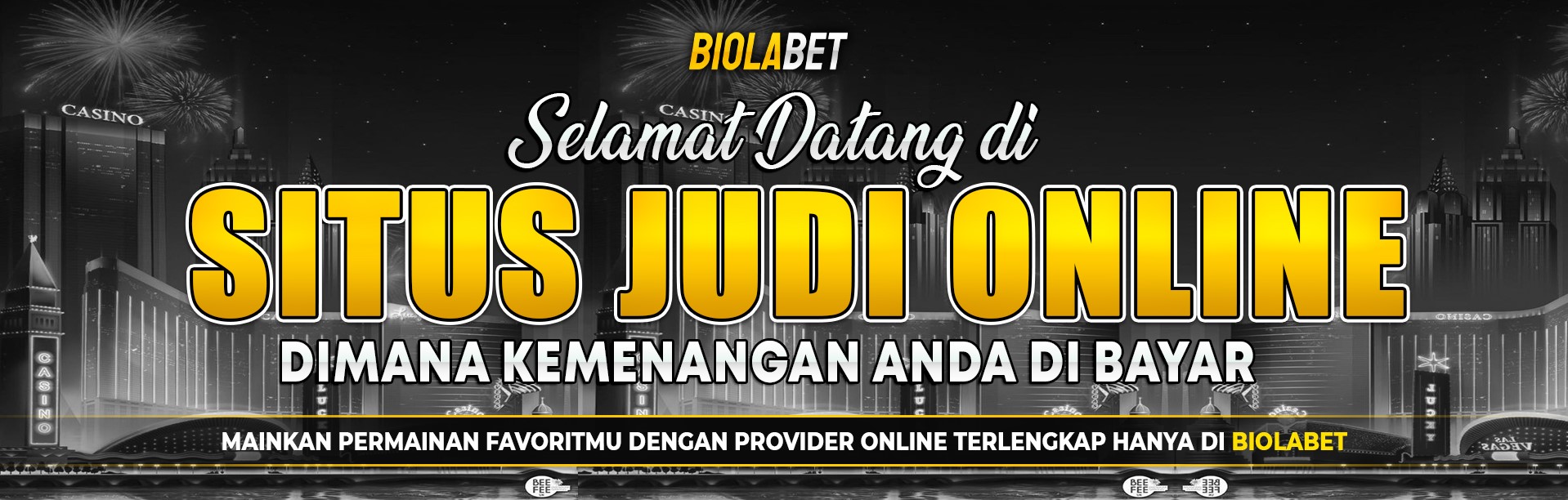 SELAMAT DATANG DI SITUS JUDI ONLINE TERPERCAYA BIOLABET !