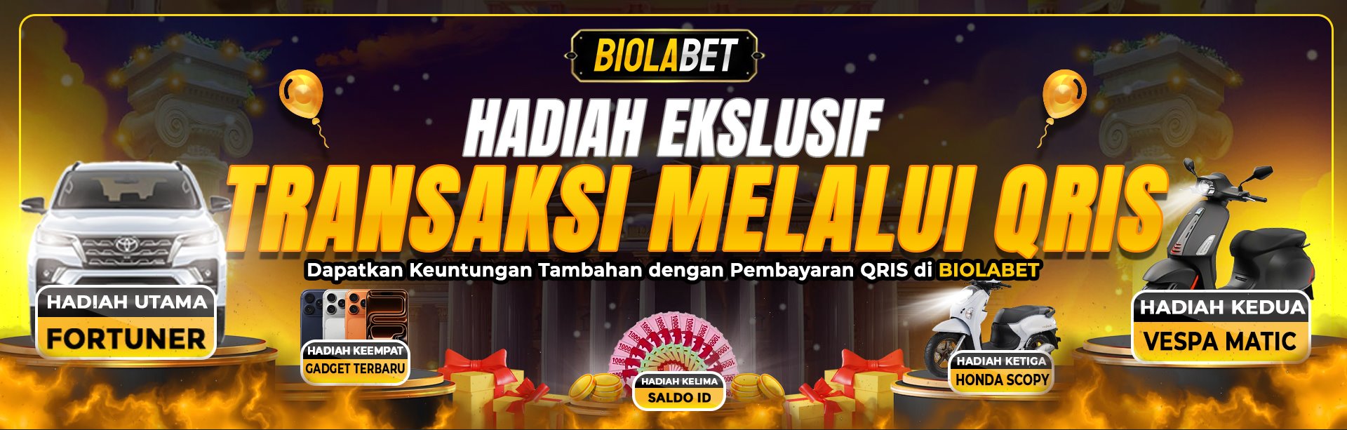 HADIAH EKSLUSIF TRANSAKSI MELALUI QRIS