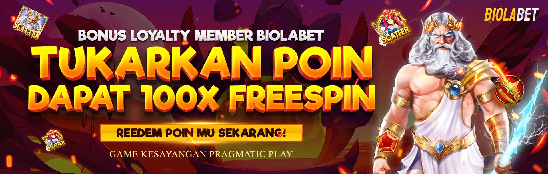 TUKAR POIN, DAPAT FREESPIN