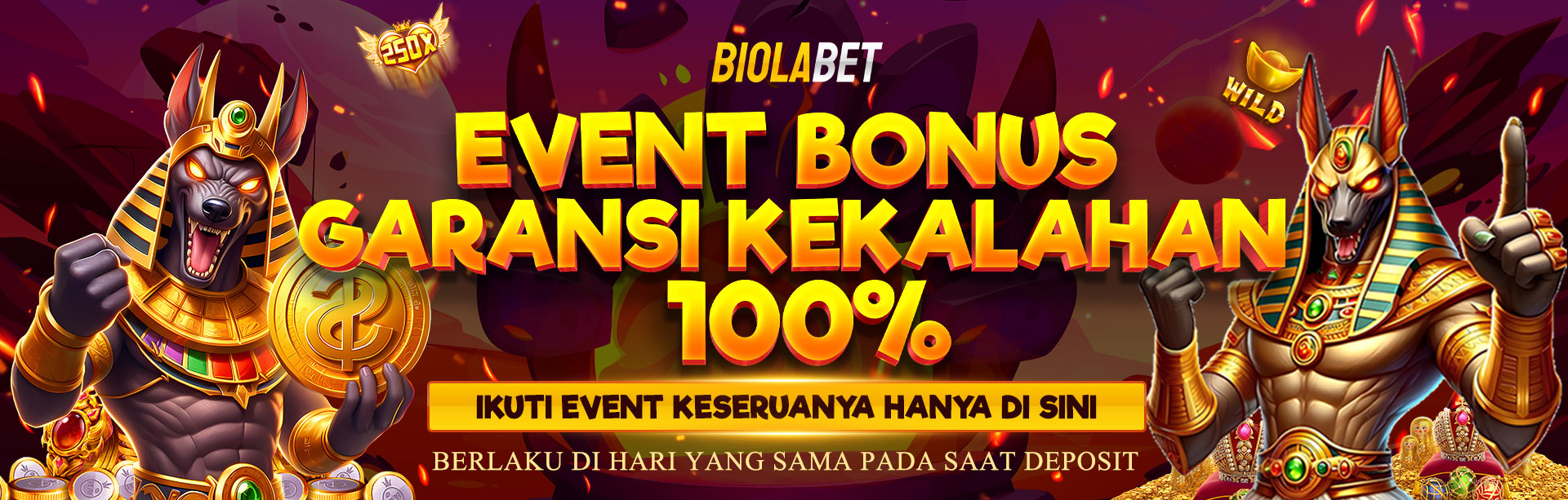 GARANSI KEKALAHAN 100%