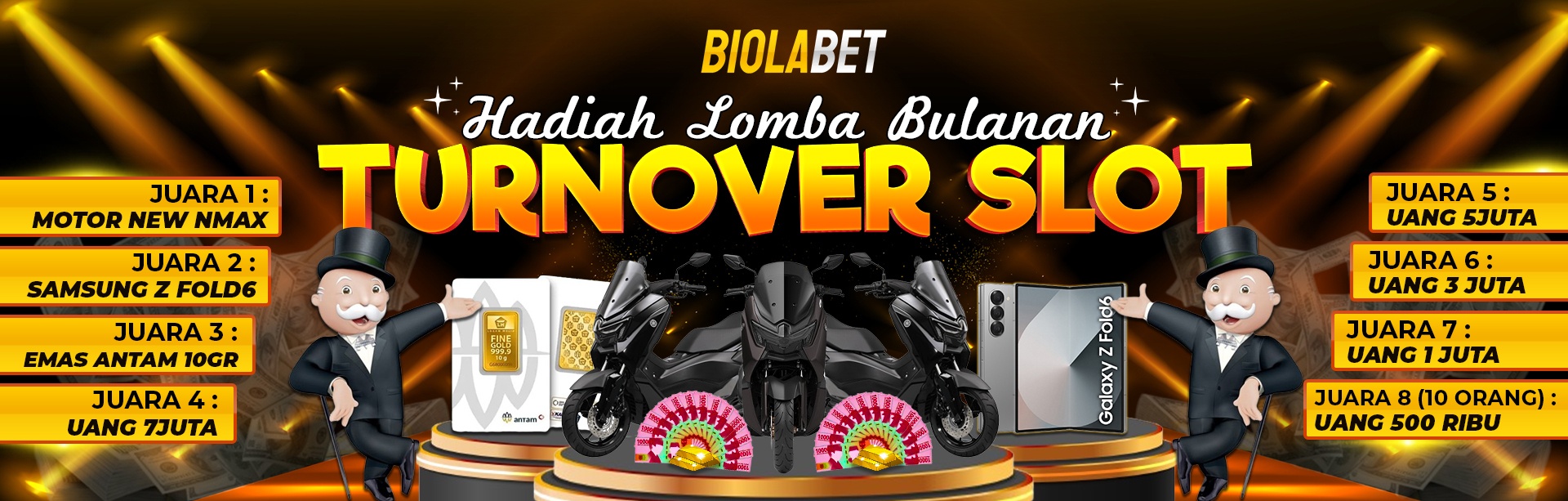 LOMBA TURNOVER HADIAH MILIARAN RUPIAH !