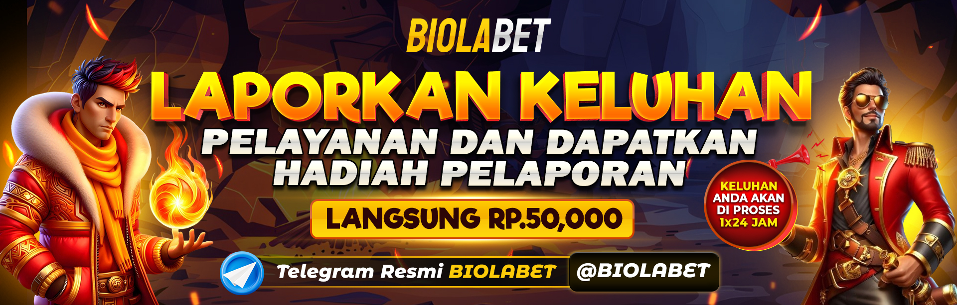 LAPORKAN KELUHAN ANDA KE KAMI