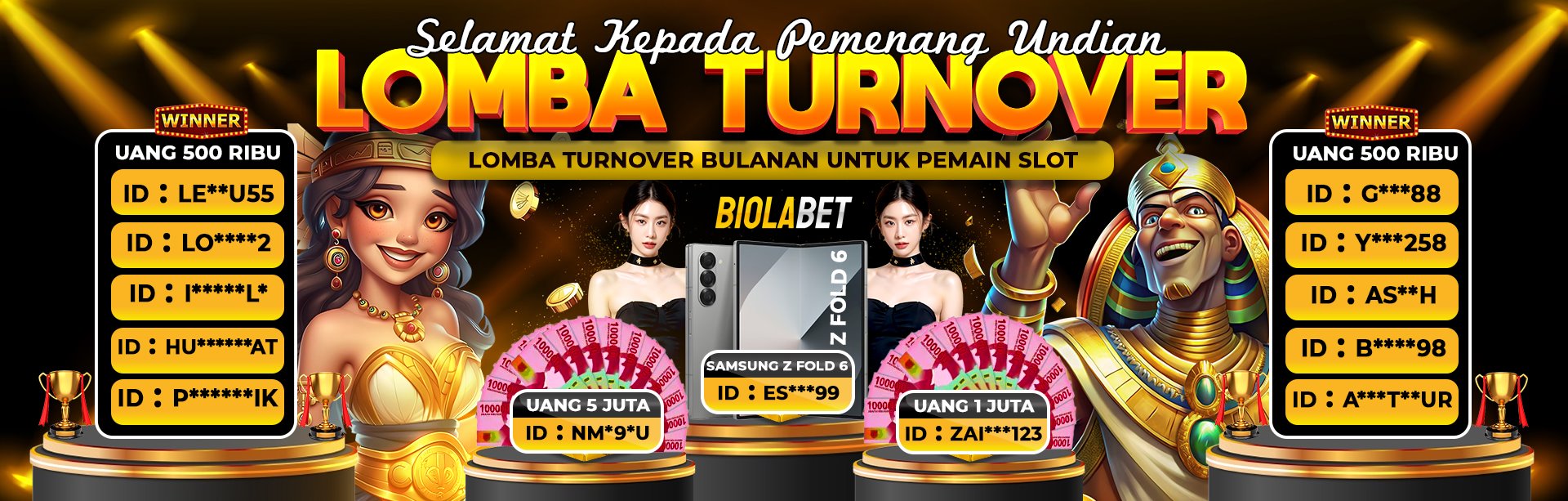 PEMENANG UNDIAN LOMBA TURN OVER