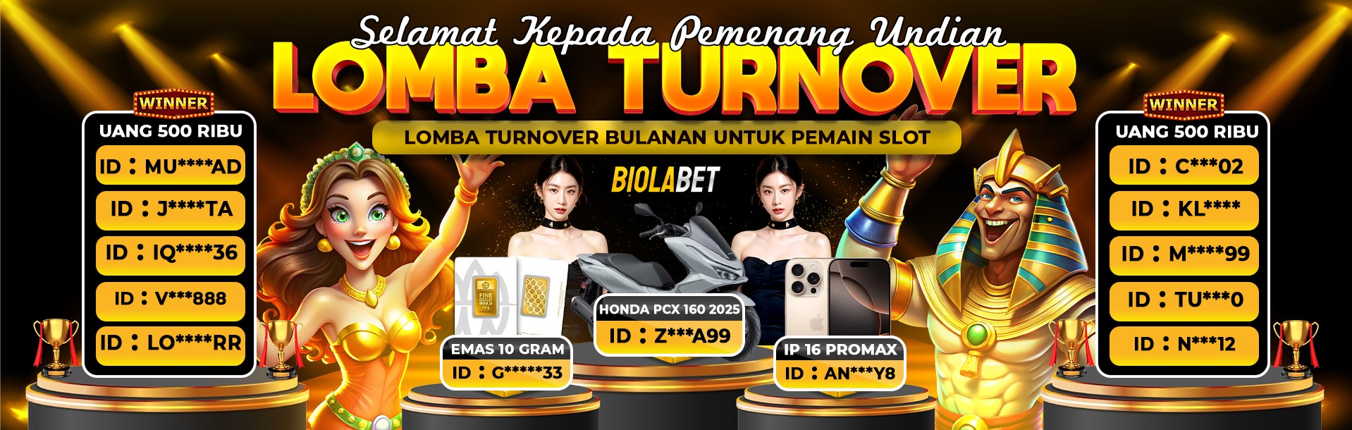 PEMENANG UNDIAN LOMBA TURN OVER