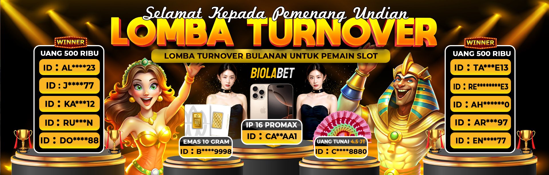 PEMENANG UNDIAN LOMBA TURN OVER