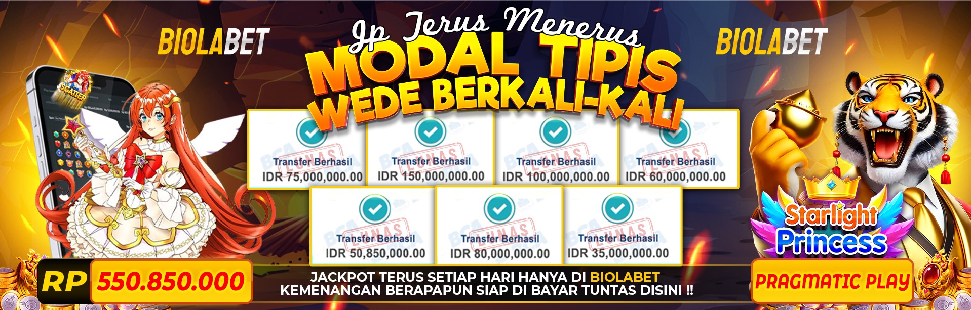 BUKTI KEMENANGAN BESAR BIOLABET BARU