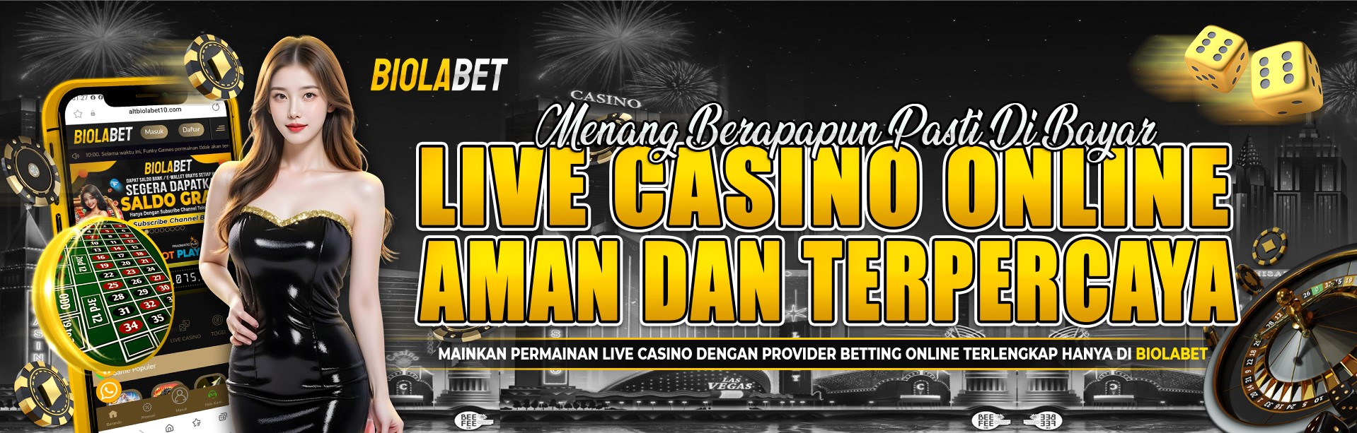 LIVE CASINO ONLINE AMAN & TERPERCAYA