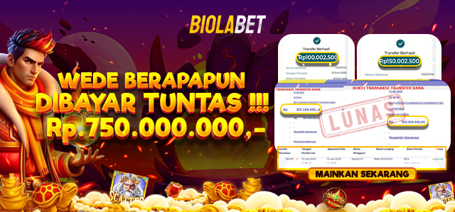 BUKTI KEMENANGAN BESAR BIOLABET