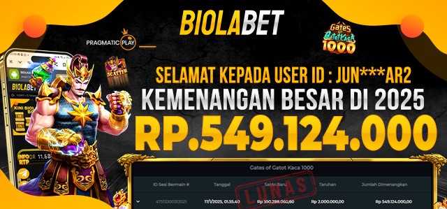 BUKTI KEMENANGAN BESAR BIOLABET