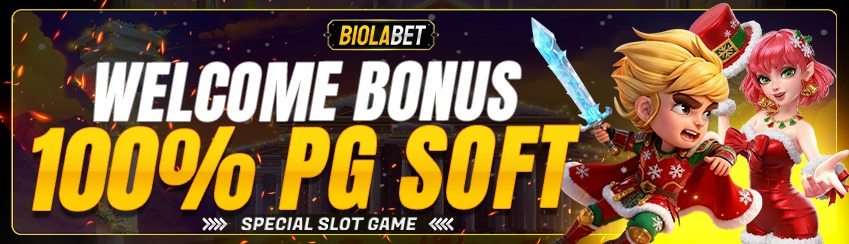 WELCOME BONUS 100% PG SOFT