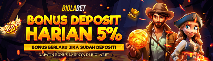BONUS DEPOSIT HARIAN 5%