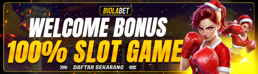 WELCOME BONUS 100% SLOT GAME